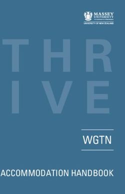 WGTN ACCOMMODATION HANDBOOK - Massey University