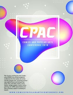 CPAC Comics and Popular Arts Conference 2018