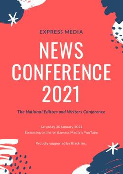 NEWS 2021 CONFERENCE EXPRESS MEDIA - The National Editors and Writers Conference