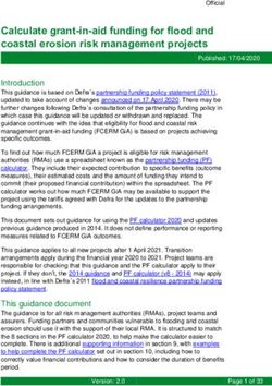 Calculate grant-in-aid funding for flood and coastal erosion risk management projects - Gov.uk