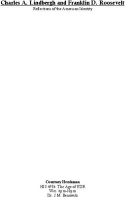 Charles A. Lindbergh and Franklin D. Roosevelt - Reflections of the American Identity