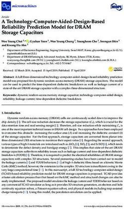A Technology-Computer-Aided-Design-Based Reliability Prediction Model for DRAM Storage Capacitors - MDPI