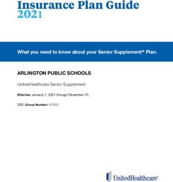 Insurance Plan Guide 2021 - ARLINGTON PUBLIC SCHOOLS What you need to know about your Senior Supplement Plan.