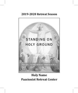 Holy Name Passionist Retreat Center - 2019 2020 Retreat Season - Holy Name Retreat Center