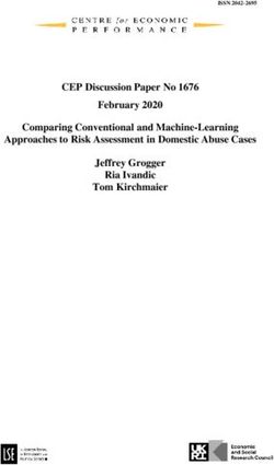 CEP Discussion Paper No 1676 February 2020 Comparing Conventional and Machine-Learning Approaches to Risk Assessment in Domestic Abuse Cases ...