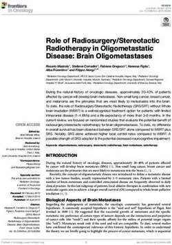 Role of Radiosurgery/Stereotactic Radiotherapy in Oligometastatic Disease: Brain Oligometastases