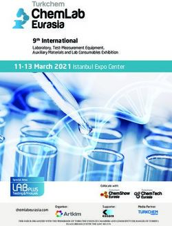 11-13 MARCH 2021 ISTANBUL EXPO CENTER - 9TH INTERNATIONAL - CHEMLAB EURASIA