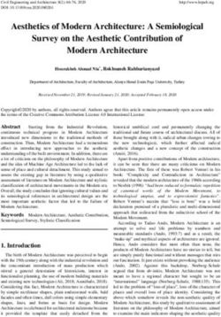 Aesthetics of Modern Architecture: A Semiological Survey on the Aesthetic Contribution of Modern Architecture - Horizon Research ...