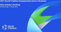 2021 World Triathlon Championship Series Yokohama Elite Athlete's Briefing - Wednesday, 12 May 2021 - World ...
