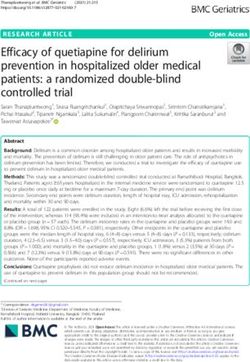 Efficacy of quetiapine for delirium prevention in hospitalized older medical patients: a randomized double-blind controlled trial