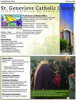 St. Genevieve Catholic Church - IGLESIA CATÓLICA DE SANTA GENOVEVA - Saint Genevieve Catholic Church