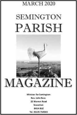 PARISH SEMINGTON - MAGAZINE - MAGAZINE PARISH