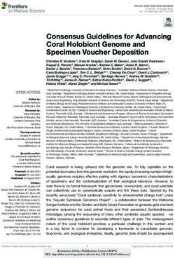Consensus Guidelines for Advancing Coral Holobiont Genome and Specimen Voucher Deposition