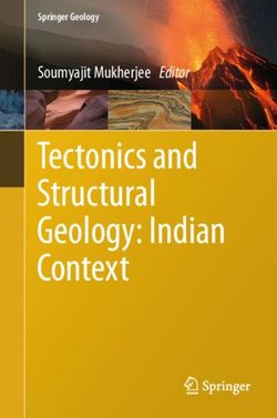 Tectonics and Structural Geology: Indian Context - Soumyajit Mukherjee Editor Springer Geology - Department of Earth ...