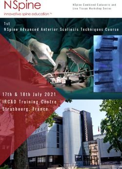 17th & 18th July 2021 IRCAD Training Centre Strasbourg, France