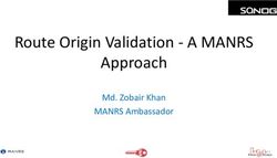 Route Origin Validation - A MANRS Approach - Md. Zobair Khan MANRS Ambassador - SANOG