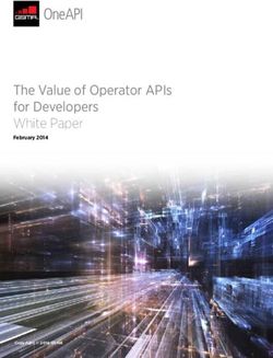 The Value of Operator APIs for Developers White Paper - February 2014