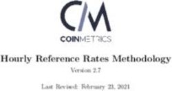 Hourly Reference Rates Methodology - Version 2.7 Last Revised: February 23, 2021 - Coin Metrics