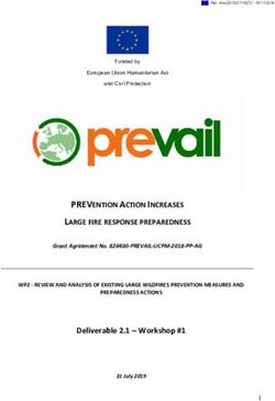 PREVENTION ACTION INCREASES LARGE FIRE RESPONSE PREPAREDNESS - PREVAIL project