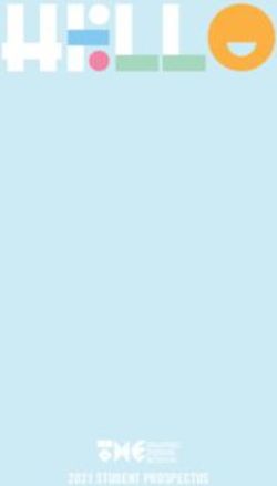 2021 STUDENT PROSPECTUS - The Graphic Design School