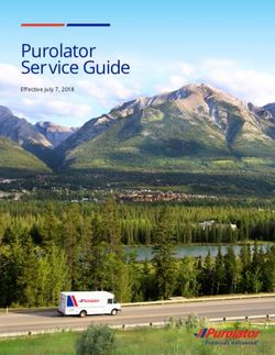 Purolator Service Guide - Effective July 7, 2018