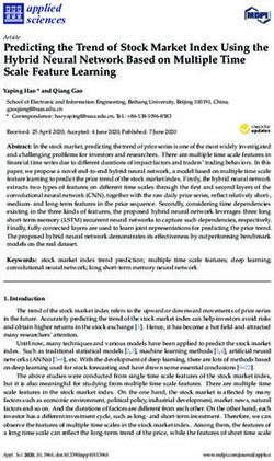 Predicting the Trend of Stock Market Index Using the Hybrid Neural Network Based on Multiple Time Scale Feature Learning - MDPI