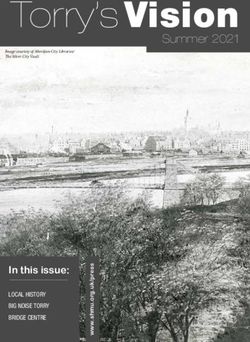 Torry's Vision Summer 2021 - In this issue