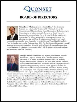 BOARD OF DIRECTORS - Quonset Development Corporation