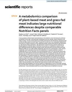 A metabolomics comparison of plant based meat and grass fed meat indicates large nutritional differences despite comparable Nutrition Facts panels