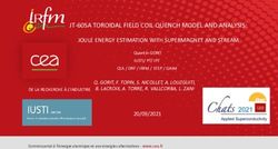 JT-60SA TOROIDAL FIELD COIL QUENCH MODEL AND ANALYSIS: ITER ...