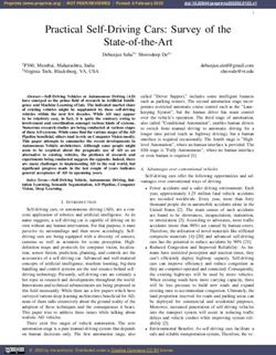Practical Self-Driving Cars: Survey of the State-of-the-Art
