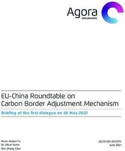 EU-China Roundtable on Carbon Border Adjustment Mechanism - Briefing of the first dialogue on 26 May 2021