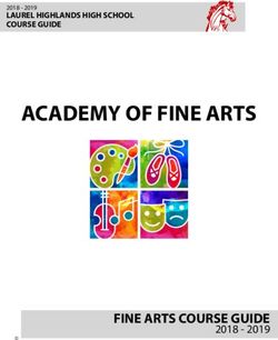 ACADEMY OF FINE ARTS - FINE ARTS COURSE GUIDE 2018 2019 - LAUREL HIGHLANDS HIGH ...