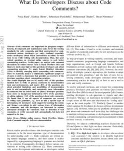 What Do Developers Discuss about Code Comments? - arXiv
