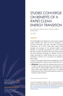 STUDIES CONVERGE ON BENEFITS OF A RAPID CLEAN ENERGY TRANSITION