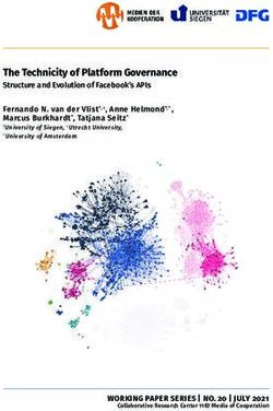 The Technicity of Platform Governance - Structure and Evolution of Facebook's APIs - Uni Siegen