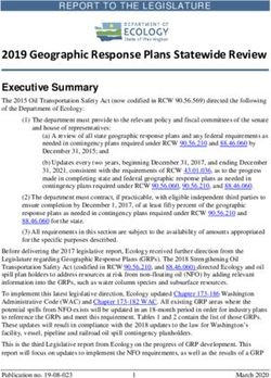 2019 Geographic Response Plans Statewide Review - Access ...