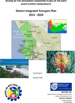 District Integrated Transport Plan 2015 2020 - West Coast ...