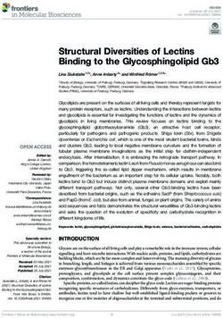 Structural Diversities of Lectins Binding to the Glycosphingolipid Gb3 - Frontiers