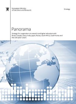 Panorama Norwegian Ministry of Education and Research Strategy - Strategy for cooperation on research and higher ...