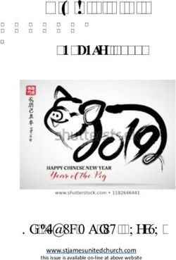 January 2019 - St. James United Church www.stjamesunitedchurch.com - St James United church