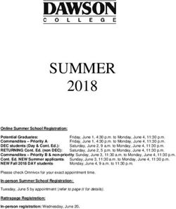 SUMMER 2018 - Dawson College