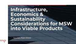 Infrastructure, Economics & Sustainability Considerations for MSW into Viable Products - Stacy Katz, Project Director