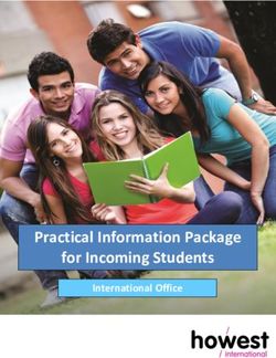 Practical Information Package for Incoming Students - International Office - Howest