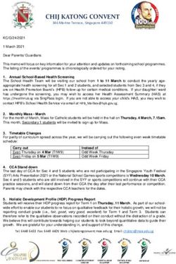 CHIJ KATONG CONVENT 346 Marine Terrace, Singapore 449150
