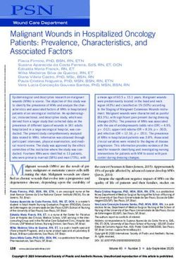 Malignant Wounds in Hospitalized Oncology Patients: Prevalence, Characteristics, and Associated Factors