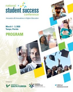 Student success PROGRAM - March 1 - 3, 2020 Tampa, Florida - University of South Florida