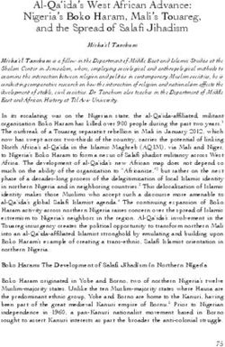 Al-Qa'ida's West African Advance: Nigeria's Boko Haram, Mali's Touareg, and the Spread of Salafi Jihadism