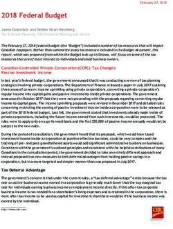 2018 Federal Budget - Jamie Golombek