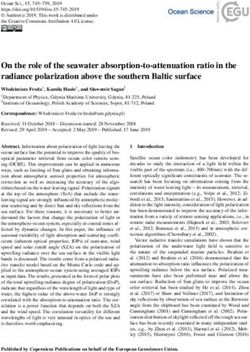 On the role of the seawater absorption-to-attenuation ratio in the radiance polarization above the southern Baltic surface - Ocean Science
